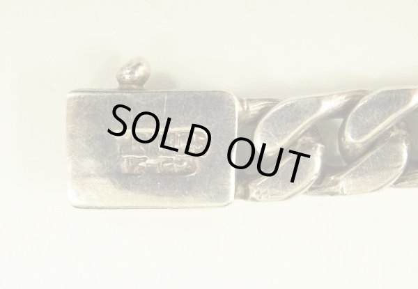 画像2: シルバー925 IDブレスレット シルバー メキシコ(TAXCO)製 (VINTAGE)