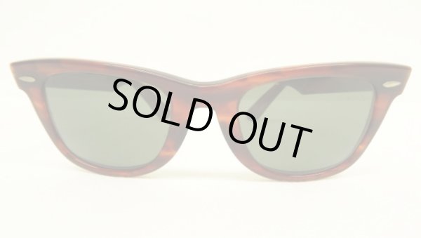 画像1: 80'S B&L ボシュロム製 RAY-BAN "WAYFARER" サングラス べっ甲ブラウン USA製 (VINTAGE)