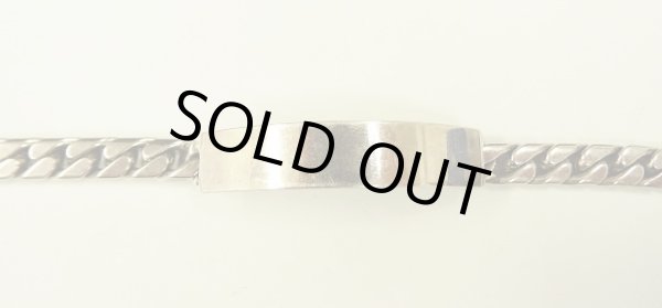 画像3: シルバー925 IDブレスレット シルバー メキシコ(TAXCO)製 (VINTAGE)