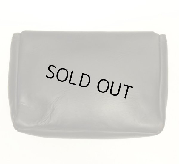 画像7: FERNAND LEATHER "CLUTCH BAG" コンチョボタン付き レザー クラッチバッグ ブラック（茶芯） USA製 (VINTAGE)