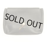 画像: FERNAND LEATHER "CLUTCH BAG" コンチョボタン付き レザー クラッチバッグ ブラック（茶芯） USA製 (VINTAGE)