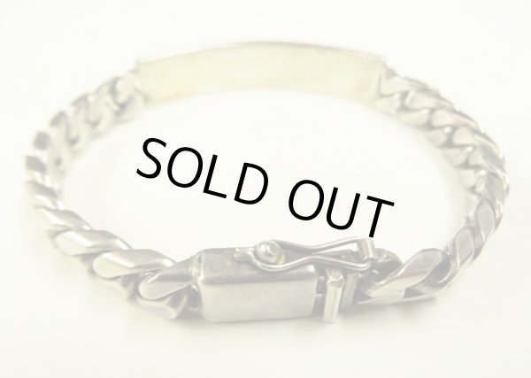 画像5: シルバー925 IDブレスレット シルバー メキシコ(TAXCO)製 (VINTAGE)