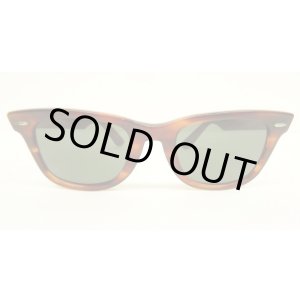 画像: 80'S B&L ボシュロム製 RAY-BAN "WAYFARER" サングラス べっ甲ブラウン USA製 (VINTAGE)