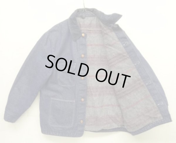 画像4: 70'S WRANGLER 裏地ブランケット デニム カバーオール ダークインディゴ (VINTAGE)