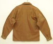 画像3: 70'S MORVAL コットンギャバジン 長袖 オープンカラーシャツ ブラウン玉虫色 (VINTAGE)