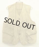 画像: 40'S UNKNOWN ハーフムーンポケット ハンティングベスト (VINTAGE)