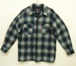 画像1: 00'S PENDLETON "BOARD SHIRT" ウール オープンカラーシャツ オンブレチェック (MINT CONDITION)