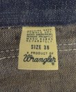 画像2: 70'S WRANGLER 裏地無し デニム カバーオール ダークインディゴ (VINTAGE)