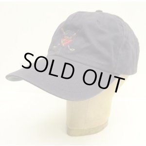 画像: 90'S RALPH LAUREN クレストロゴ ベースボールキャップ ネイビー USA製 (VINTAGE)