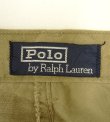 画像2: 90'S RALPH LAUREN ツープリーツ モールスキンパンツ 42TALONジップ タン USA製 (VINTAGE)