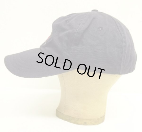 画像3: 90'S RALPH LAUREN クレストロゴ ベースボールキャップ ネイビー USA製 (VINTAGE)