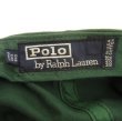 画像6: 90'S RALPH LAUREN クレストロゴ ベースボールキャップ グリーン USA製 (VINTAGE)