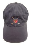 画像2: 90'S RALPH LAUREN クレストロゴ ベースボールキャップ ネイビー USA製 (VINTAGE)