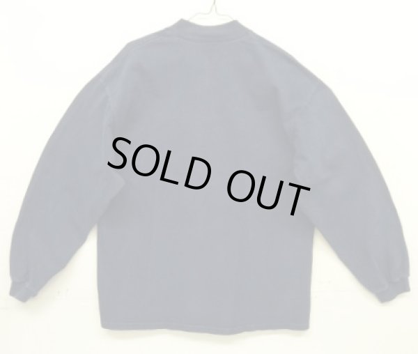 画像4: 90'S NIKE 白タグ モックネック 長袖 Tシャツ ネイビー USA製 (VINTAGE)