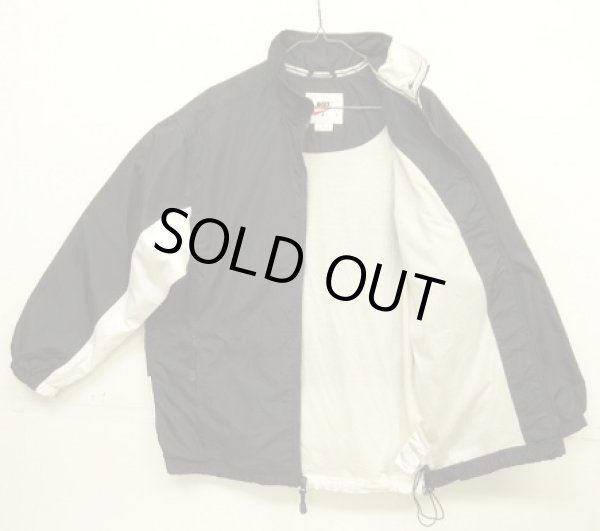 画像3: 90'S NIKE 白タグ 裏地付き ナイロンジャケット ブラック/ホワイト (VINTAGE)