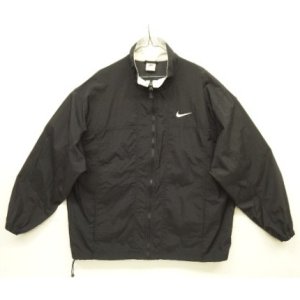 画像: 90'S NIKE 白タグ ナイロンジャケット ブラック (VINTAGE)