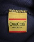 画像2: 90'S CROSS CREEK タートルネック 長袖 Tシャツ ネイビー USA製 (VINTAGE)