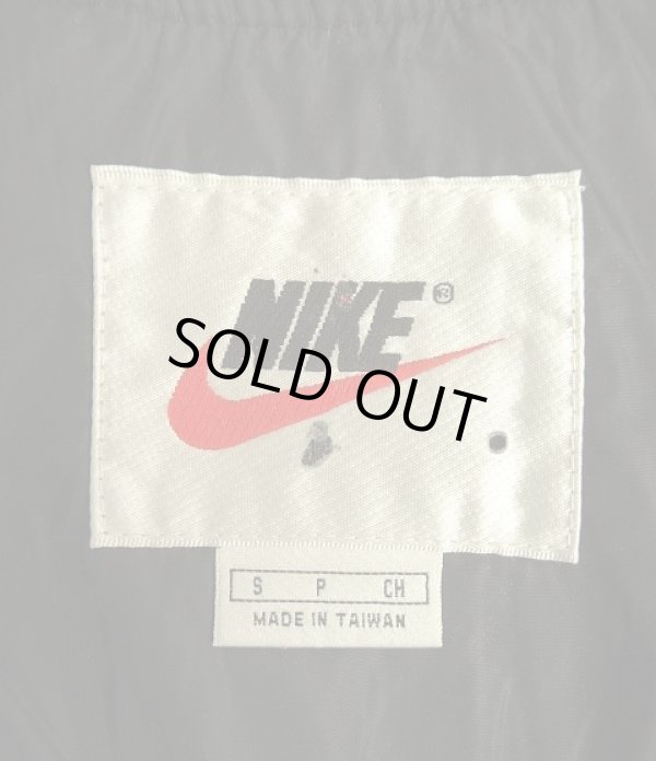 画像2: 90'S NIKE 白タグ 裏地付き ナイロンジャケット ブラック/ホワイト (VINTAGE)