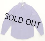 画像: 80'S PATAGONIA Rマークデカタグ キャンバス 長袖 ワークシャツ パープル 香港製 (VINTAGE)