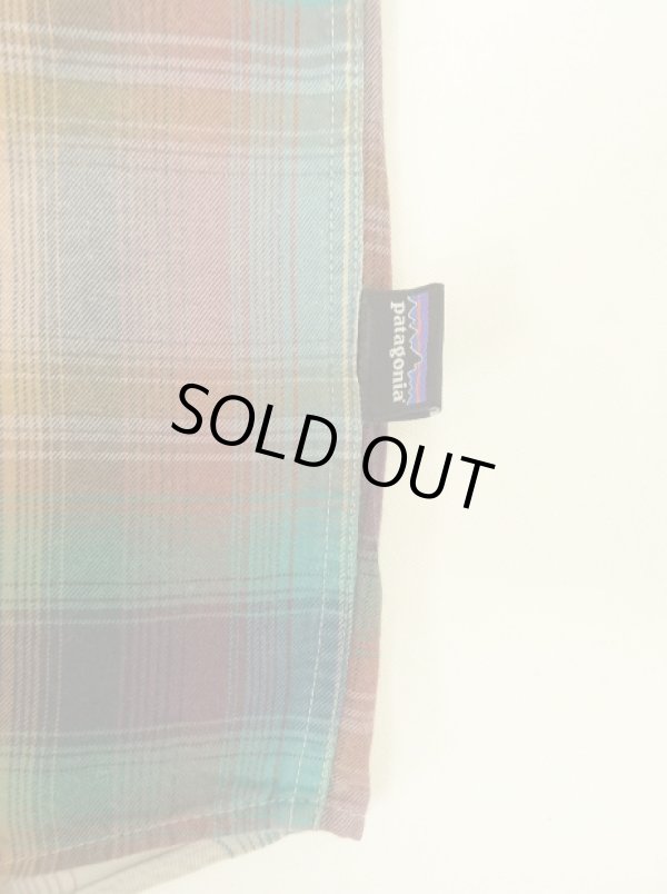 画像3: PATAGONIA オーガニックコットン 長袖 シャツ オンブレチェック (USED)