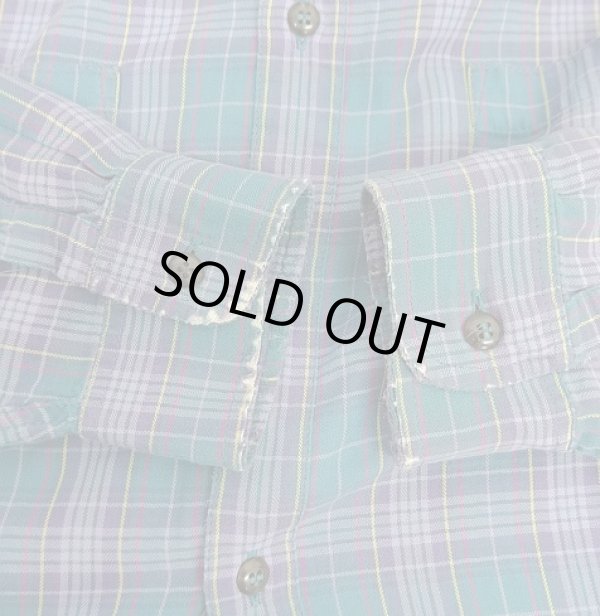 画像5: 80~90'S PATAGONIA 旧タグ コットン 長袖シャツ チェック柄 ポルトガル製 (VINTAGE)