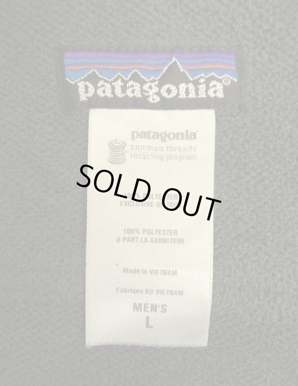 画像2: 08'S PATAGONIA フラップポケット 長袖 フリースシャツ チャコール (VINTAGE)