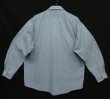 画像3: 80'S OSH KOSH B'GOSH 三角タグ コットン100% 長袖 シャンブレーシャツ ブルー (VINTAGE)