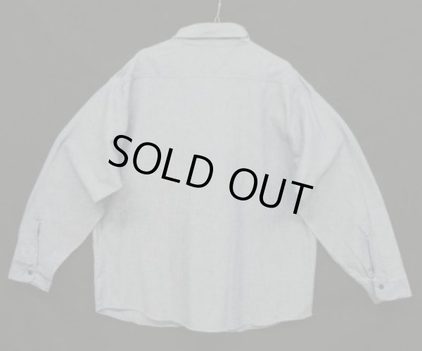 画像3: 60'S RIVERSIDE コットン100% 長袖 シャンブレーシャツ ブルー USA製 (DEADSTOCK)