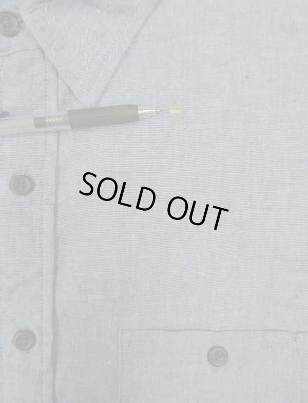 画像4: 60'S RIVERSIDE コットン100% 長袖 シャンブレーシャツ ブルー USA製 (DEADSTOCK)