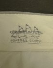画像2: 60'S BOAT SAIL CLOTH "SANFORIZED" コットン100% ワークパンツ TALON製アルミジップ USA製 (VINTAGE)