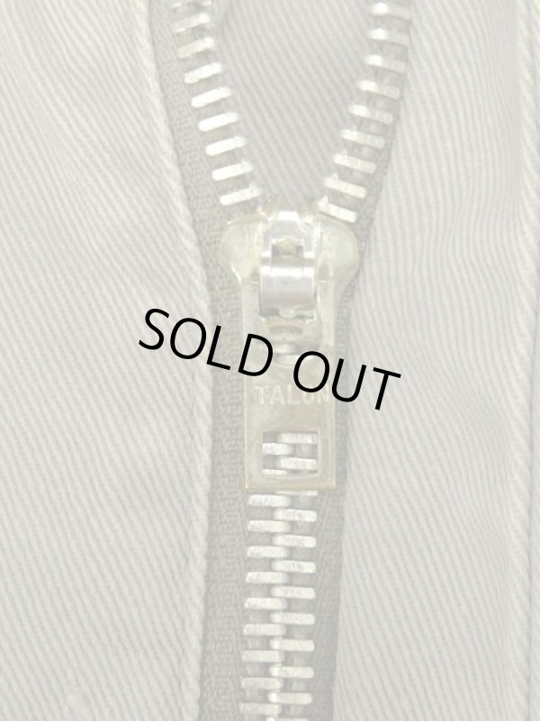 画像3: 60'S BOAT SAIL CLOTH "SANFORIZED" コットン100% ワークパンツ TALON製アルミジップ USA製 (VINTAGE)