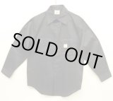 画像: 70'S BIG MAC "PERMANENT PRESS" 長袖 ワークシャツ チャコール (DEADSTOCK)