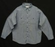 画像1: 60'S RIVERSIDE コットン100% 長袖 シャンブレーシャツ ブルー USA製 (DEADSTOCK)