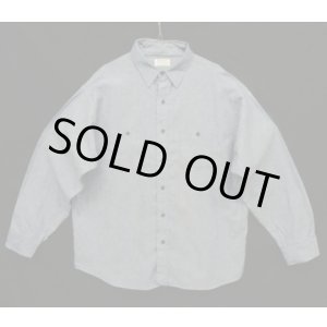 画像: 60'S RIVERSIDE コットン100% 長袖 シャンブレーシャツ ブルー USA製 (DEADSTOCK)