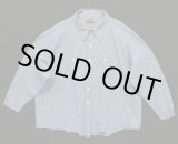 画像: 70'S WASHINGTON DEE CEE コットン100% 長袖 シャンブレーシャツ ブルー USA製 (VINTAGE)