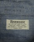 画像2: 60'S RIVERSIDE コットン100% 長袖 シャンブレーシャツ ブルー USA製 (DEADSTOCK)
