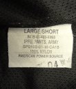 画像3: アメリカ軍 US ARMY IPFU ナイロン トレーニングパンツ ブラック レングスSHORT (USED)