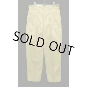 画像: 50'S フランス軍 M52 プリーツ入り チノパンツ ベージュ 80M (DEADSTOCK)