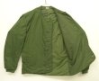 画像4: 70'S スウェーデン軍 M59 中綿入り ノーカラー ライナージャケット ダークグリーン (DEADSTOCK)
