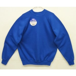 画像: 80'S TULTEX ラグランスリーブ クルーネック スウェットシャツ ブルー USA製 (DEADSTOCK)
