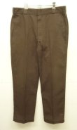 画像3: 80'S DICKIES 874 チビタグ ワークパンツ ブラウン W38L31 USA製 (VINTAGE)