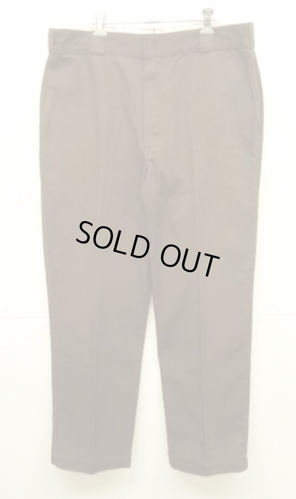 画像3: 80'S DICKIES 874 チビタグ ワークパンツ ブラウン W38L31 USA製 (VINTAGE)