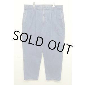 画像: 90'S DOCKERS ツープリーツ デニム トラウザーズ インディゴ (VINTAGE)