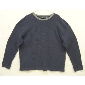 画像: 90'S GAP 旧タグ サーマル 長袖 Tシャツ ネイビー/グレートリム (VINTAGE)