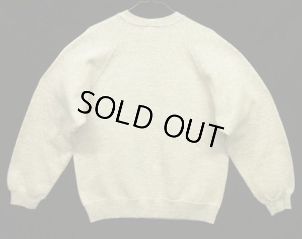 画像3: 80'S JERZEES ラグランスリーブ クルーネック スウェットシャツ ヘザーグレー USA製 (VINTAGE)