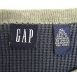 画像2: 90'S GAP 旧タグ サーマル 長袖 Tシャツ ネイビー/グレートリム (VINTAGE)