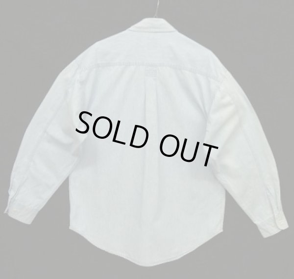 画像3: 90'S GAP 旧タグ 長袖 シャンブレーシャツ ブルー (VINTAGE)