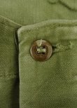 画像2: 60'S アメリカ軍 US ARMY "OG107" 初期モデル コットンサテン 平ボタン ベイカーパンツ (VINTAGE)