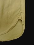 画像4: 40'S アメリカ軍 US ARMY "STAND UP COLLAR" マチ付き 長袖 チノシャツ ベージュ (VINTAGE)