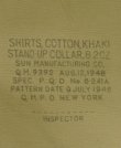 画像3: 40'S アメリカ軍 US ARMY "STAND UP COLLAR" マチ付き 長袖 チノシャツ ベージュ (VINTAGE)